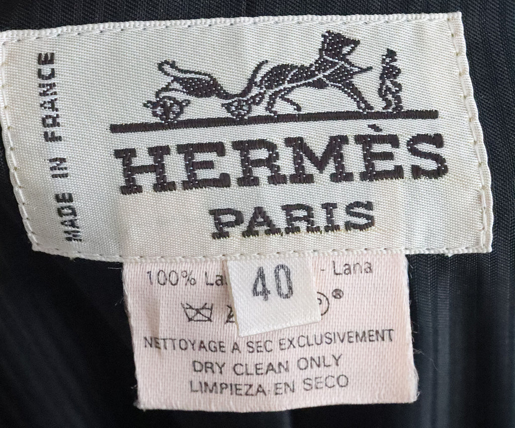 Hermes Black Wool Jacket 3