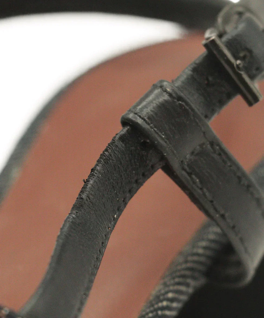 Hermes Blue Denim Sandals sz 7.5 - Michael's Consignment NYC