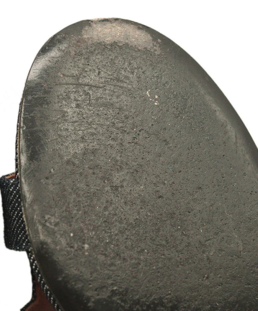 Hermes Blue Denim Sandals sz 7.5 - Michael's Consignment NYC