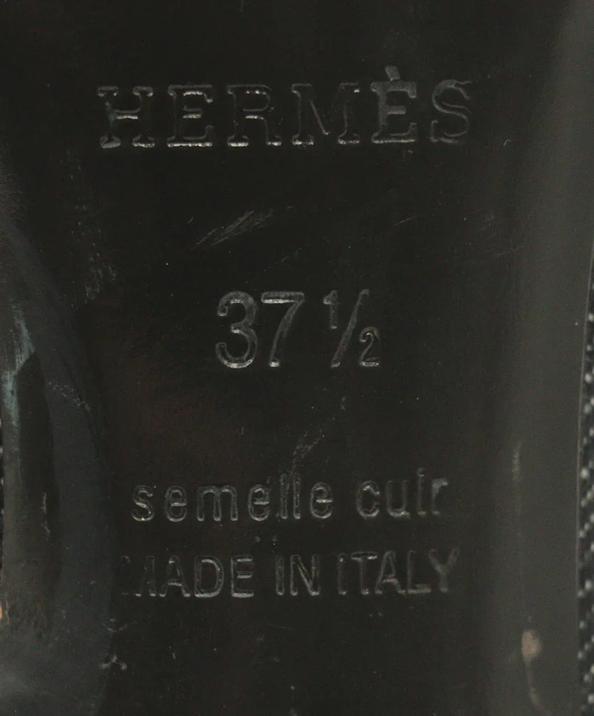 Hermes Blue Denim Sandals sz 7.5 - Michael's Consignment NYC