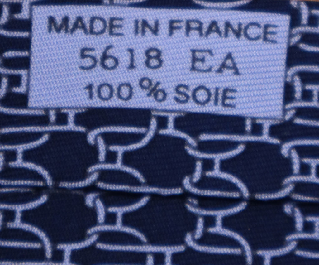 Hermes Blue Print Tie 2