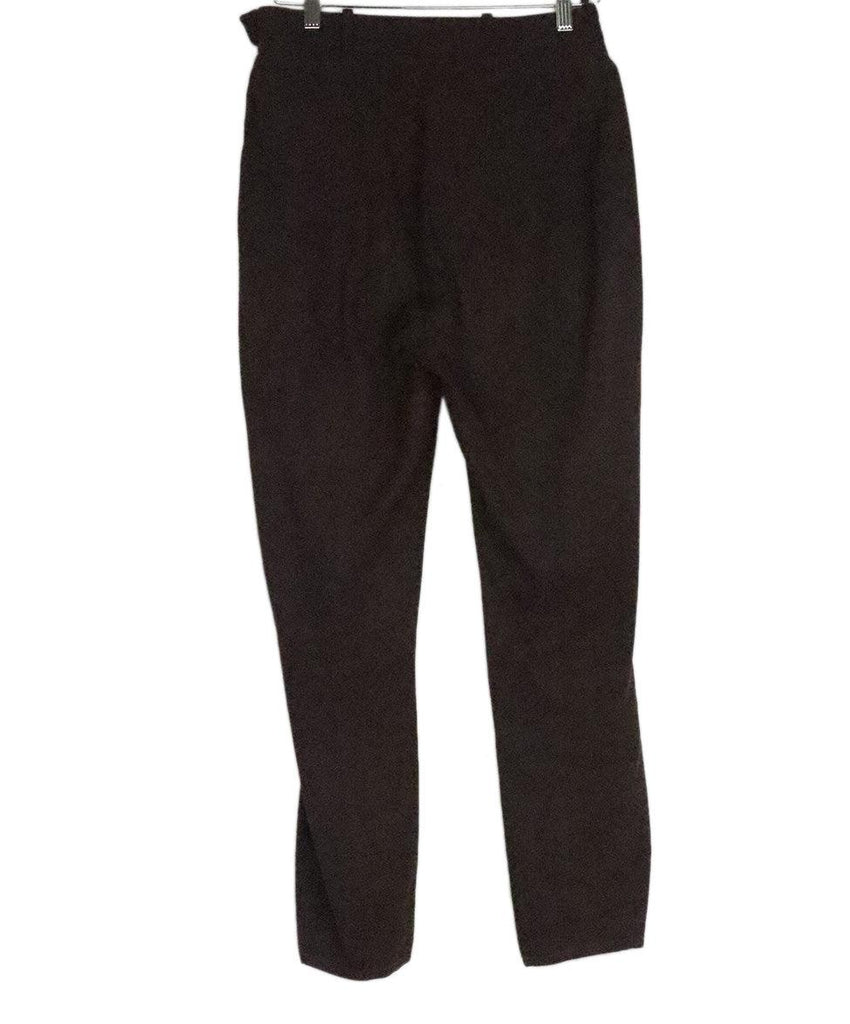Hermes Brown Cotton Pants sz 6 - Michael's Consignment NYC