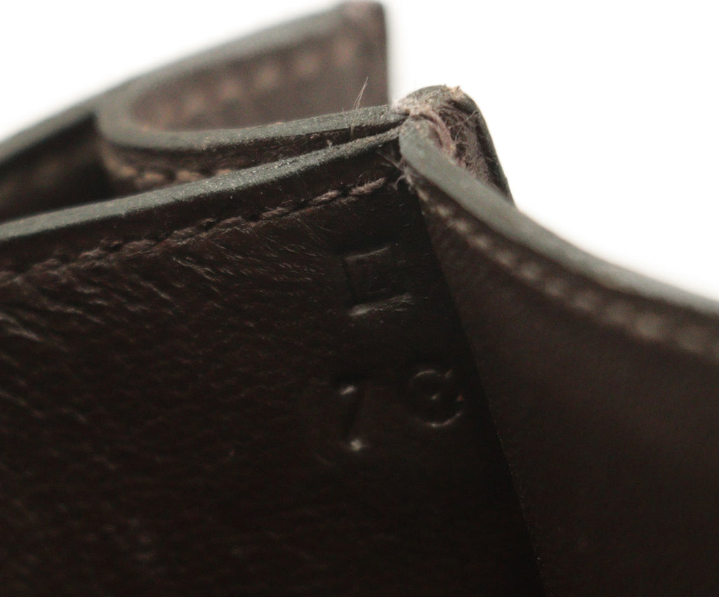 Hermes Chocolate Brown Leather Constance 7