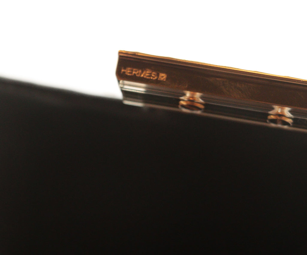 Hermes Chocolate Brown Leather Constance 9