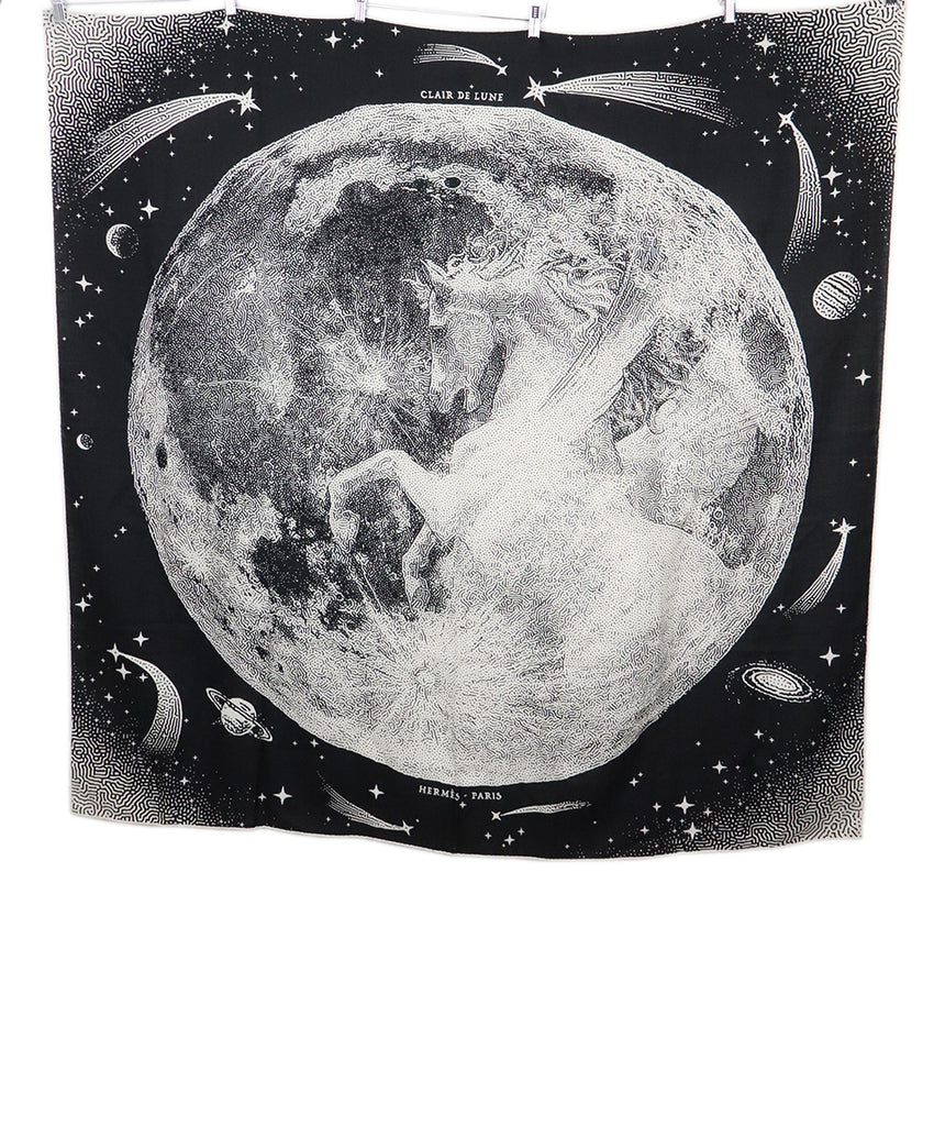 Hermes Clair de Lune Cashmere & Silk Shawl 