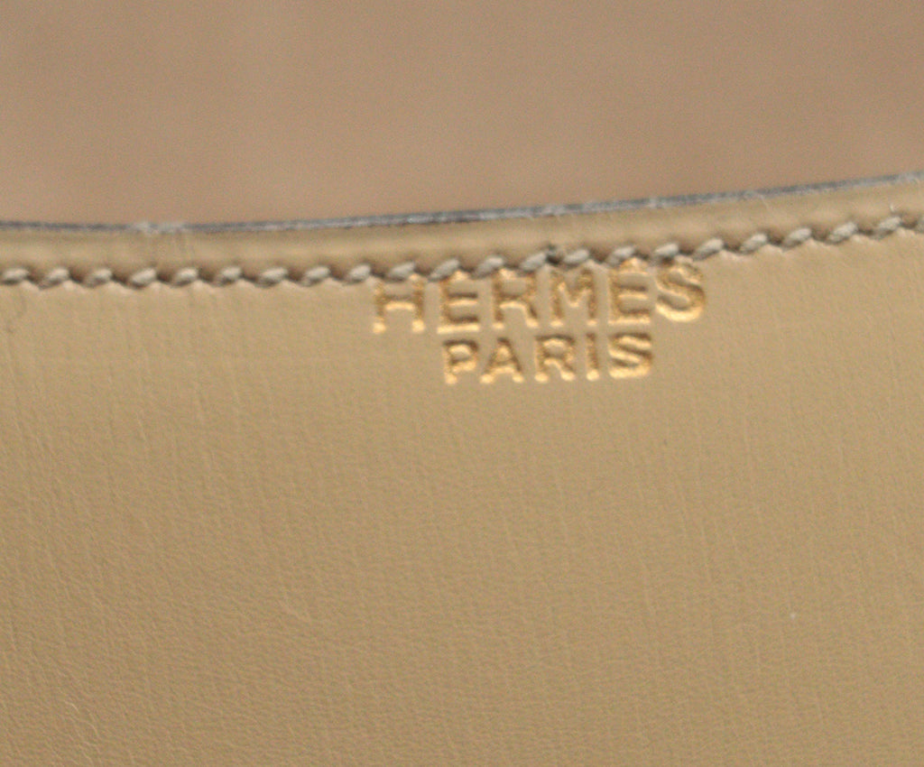 Hermes Constance Beige Leather Bag 6