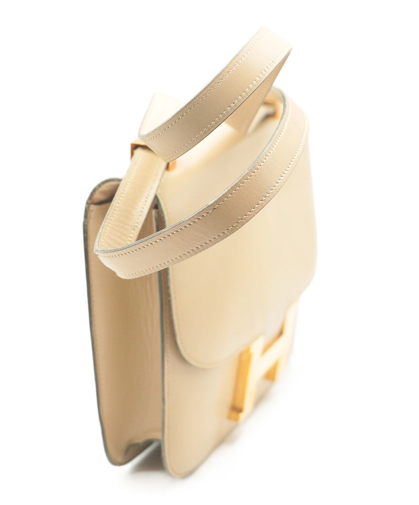 Hermes Constance Beige Leather Bag 1