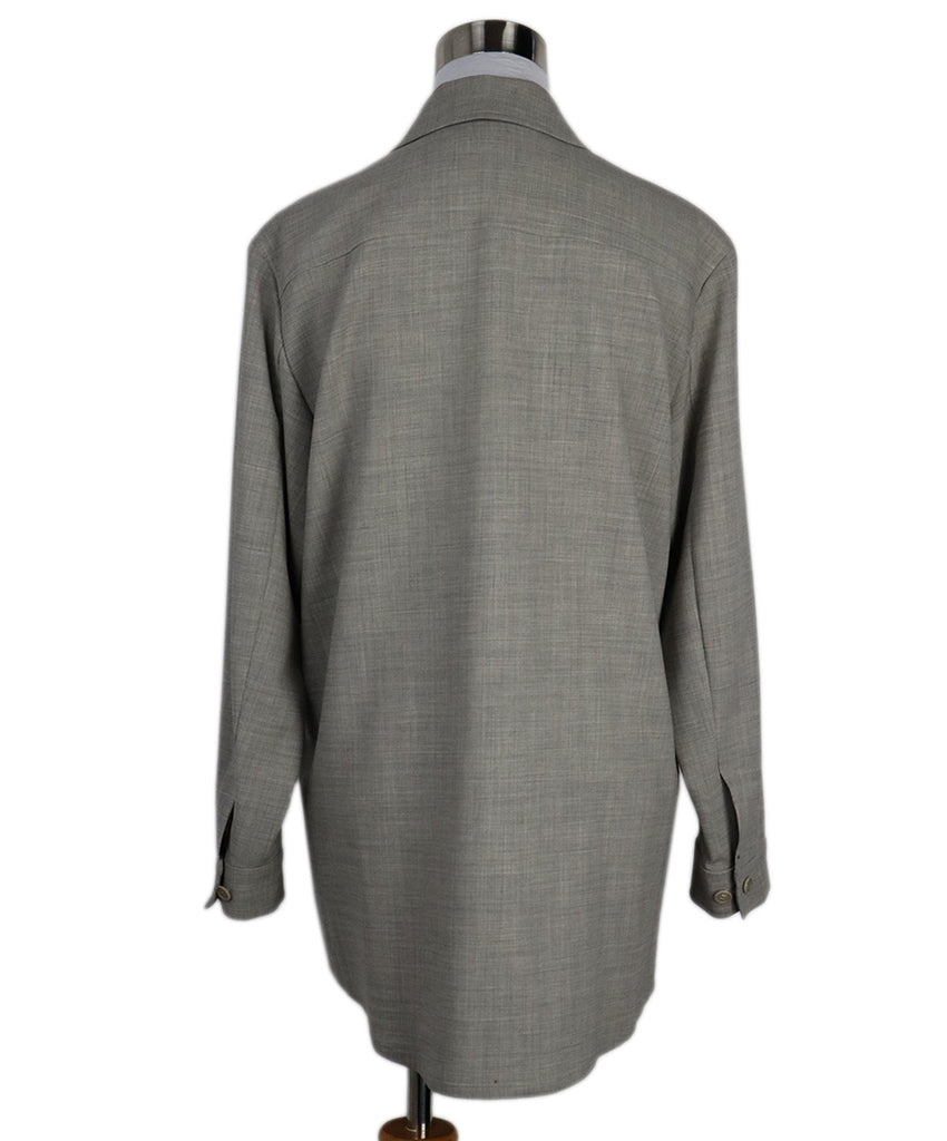 Hermes Grey Wool Top 2