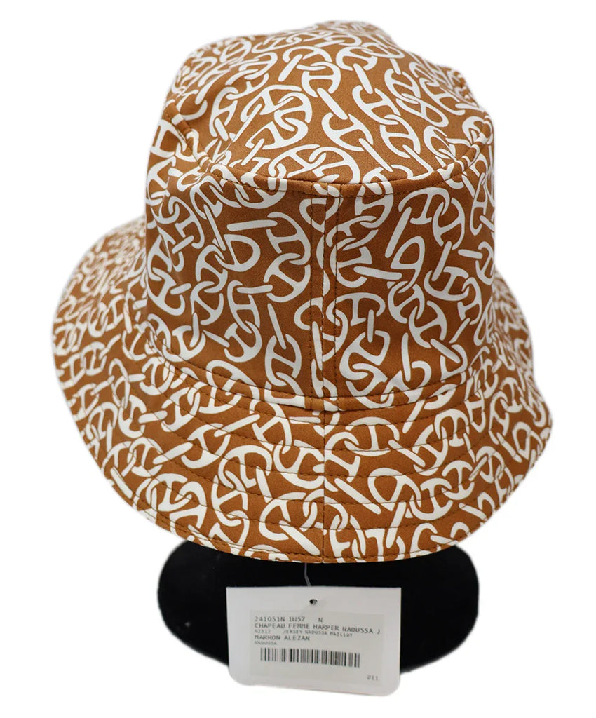Hermes Beige Canvas Calvi Seashell Hat - Michael's Consignment NYC