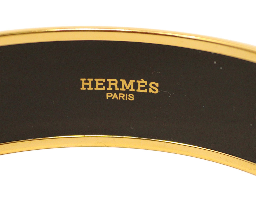 Hermes Multicolor Print Medium Bangle Bracelet 4