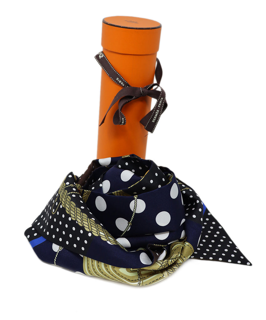 Hermes Navy & Brown Twilly 5