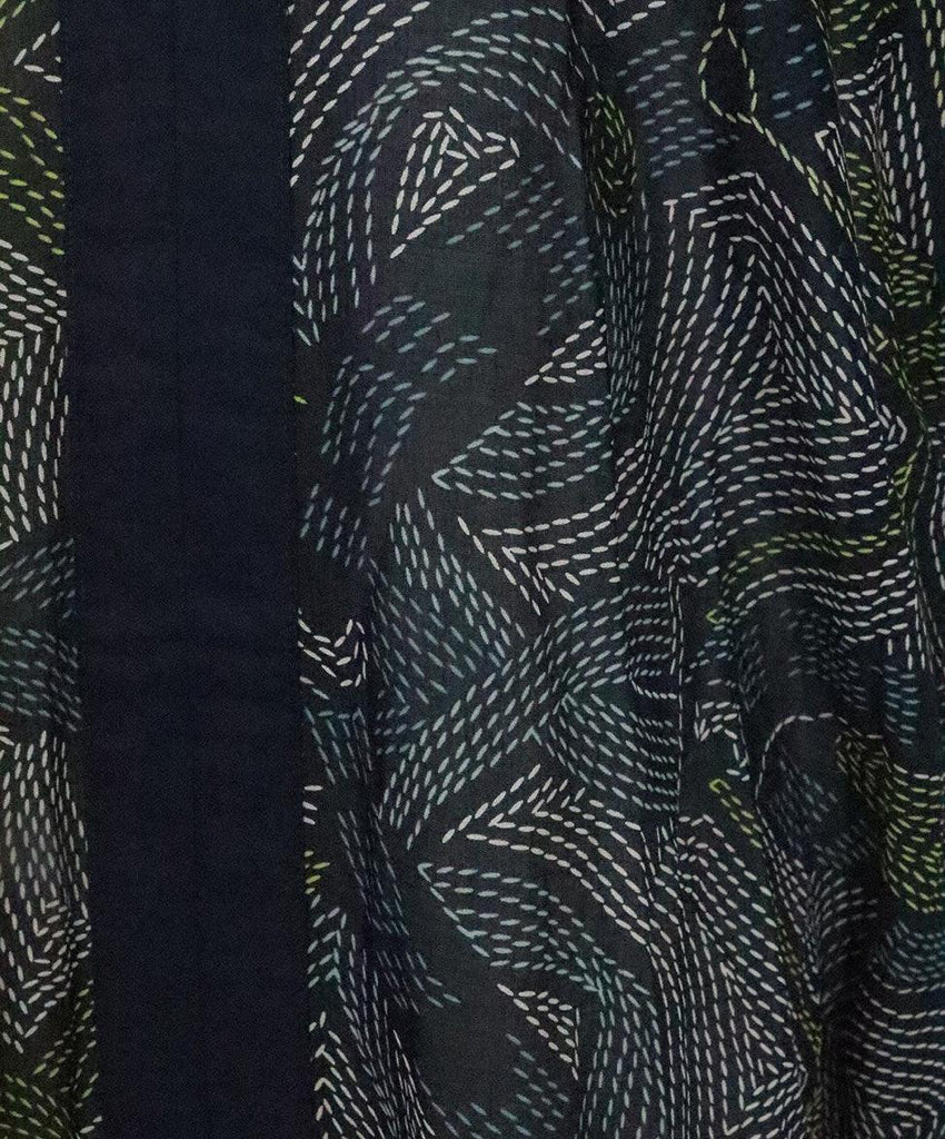 Hermes Navy Print Cotton Cover Up - Michael's Consignment NYC