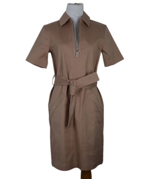Hermes Nude Pink Cotton Dress sz 4