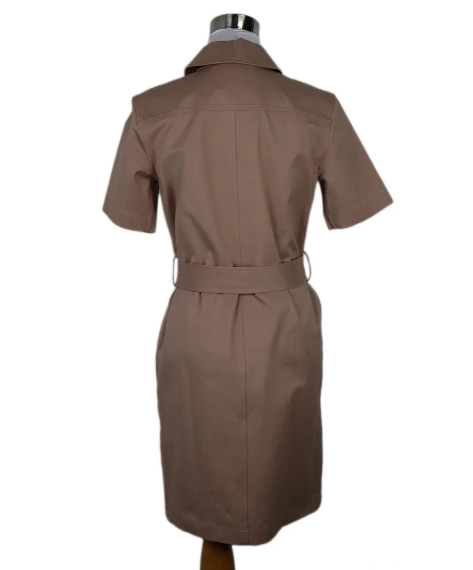 Hermes Nude Pink Cotton Dress sz 4 Hermes Nude Pink Cotton Dress sz 4