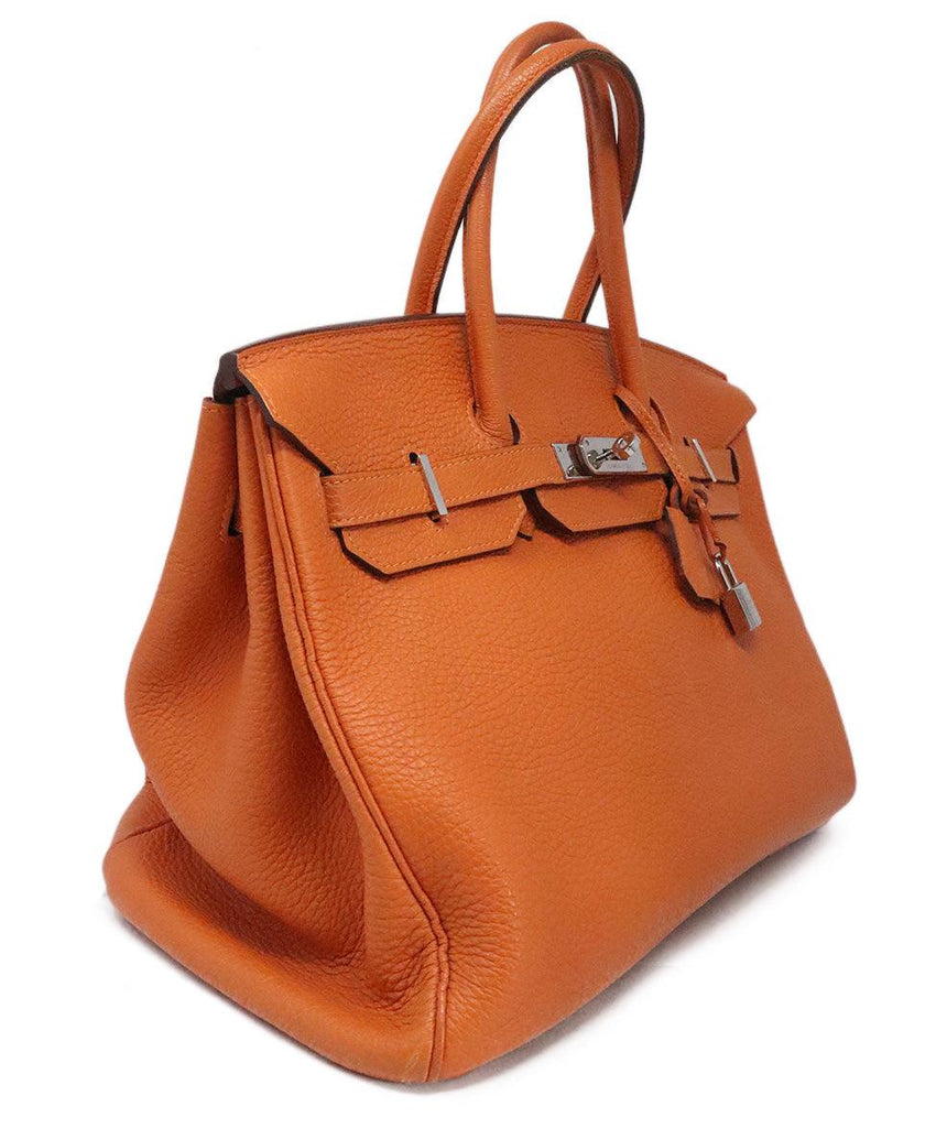 Hermes Orange Birkin Bag 1