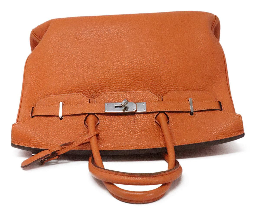 Hermes Orange Birkin Bag 4