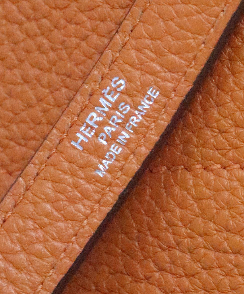 Hermes Orange Leather 30CM Bolide Bag - Michael's Consignment NYC