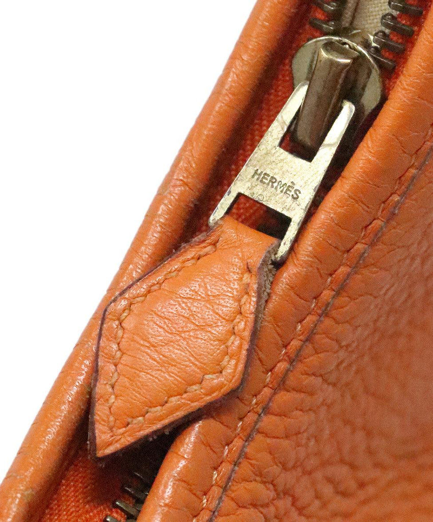 Hermes Orange Leather Gao Hobo Bag - Michael's Consignment NYC
