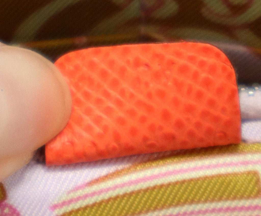Hermes Coral Leather Wallet w/ Silk Lining - Michael's Consignment NYC