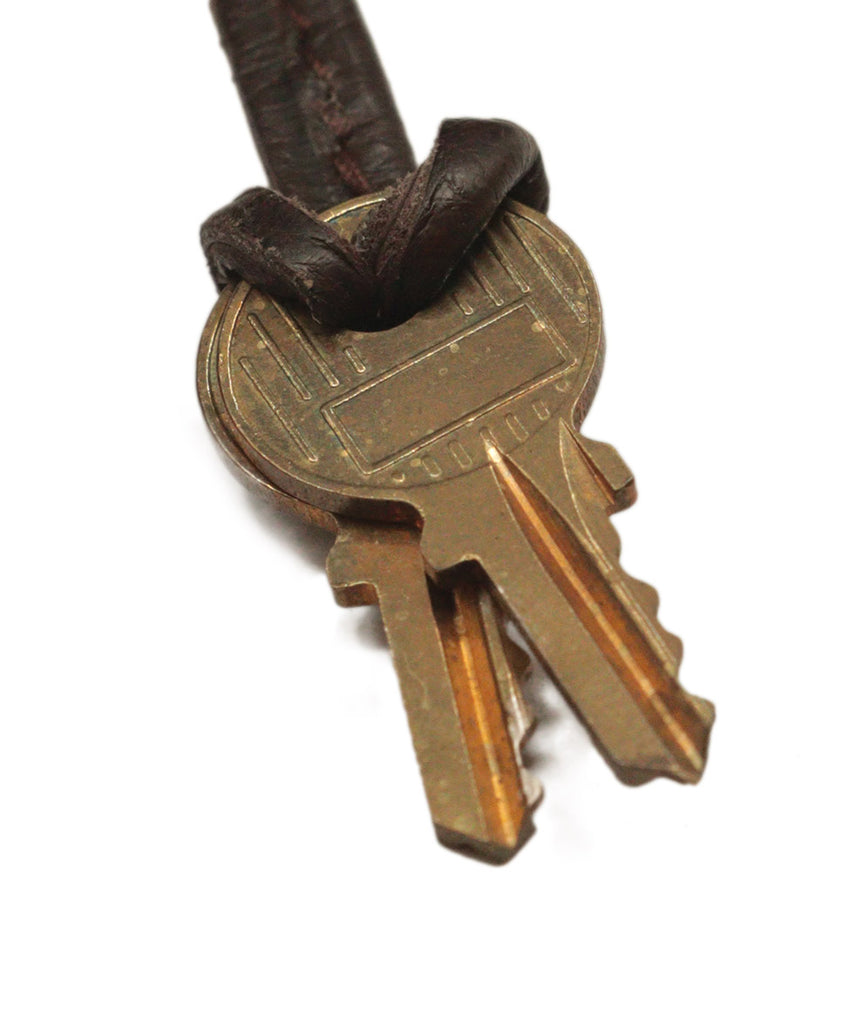 Hermes Vintage Brown Ostrich Skin Satchel 15