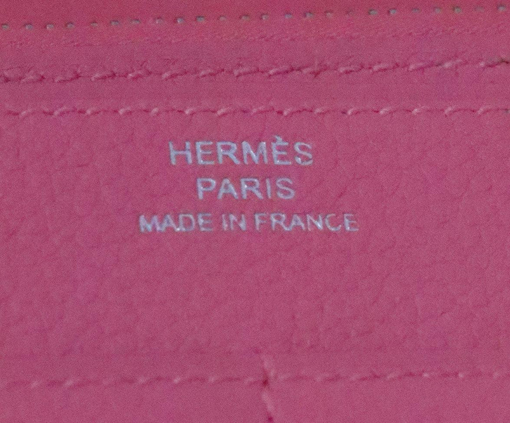 Hermes Pink Leather Dogon Wallet - Michael's Consignment NYC
