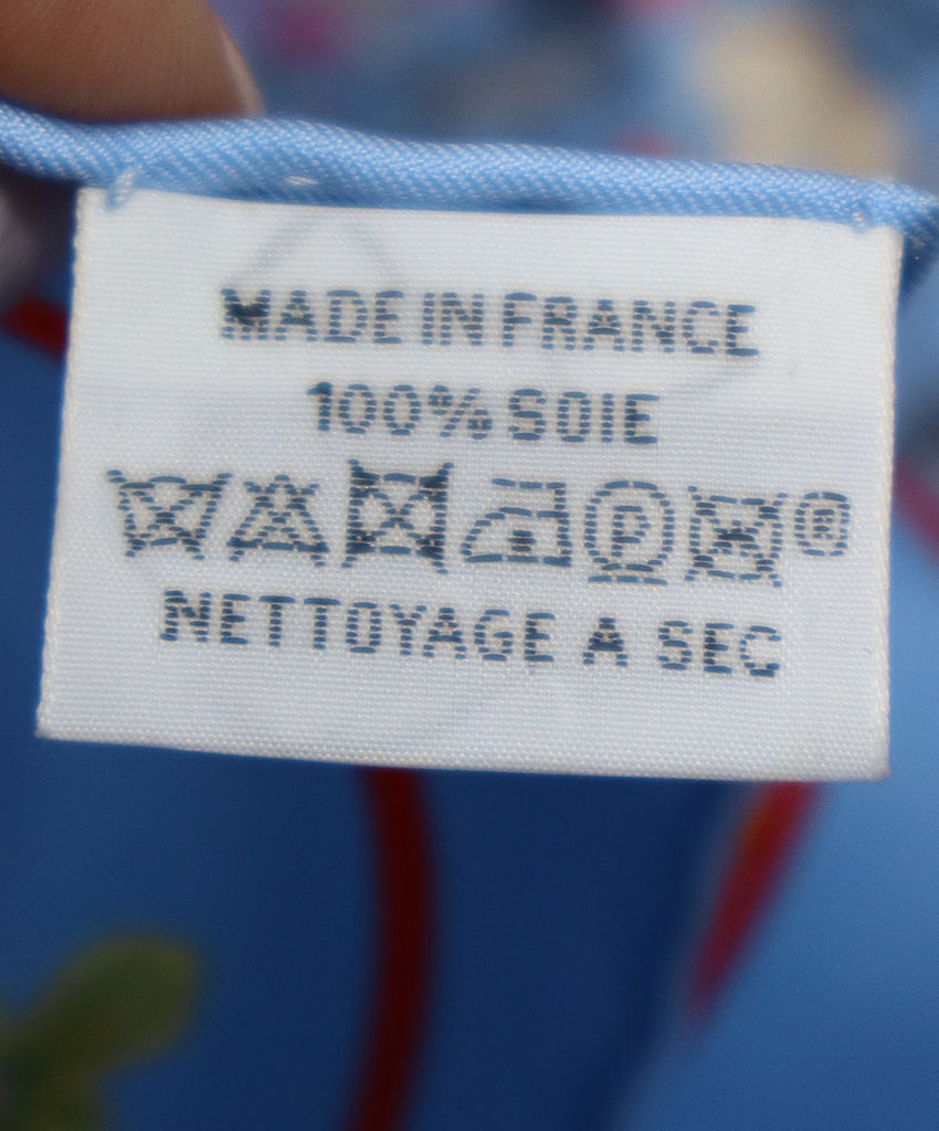 Hermes Planifleurs Print Silk Scarf 3