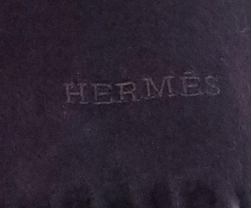 Hermes Plum Cashmere Scarf - Michael's Consignment NYC