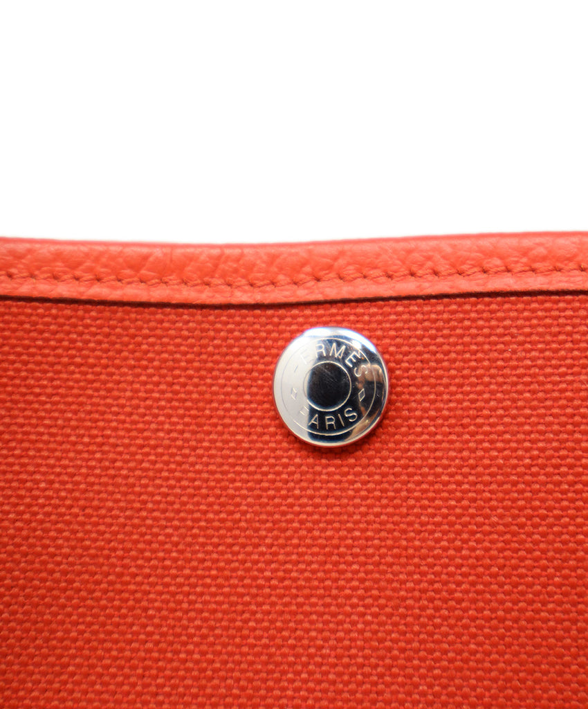 Hermes Red 30cm Garden Party Tote 8