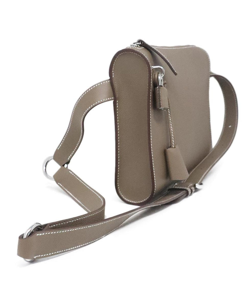 Hermes Neutral Leather Crossbody - Michael's Consignment NYC