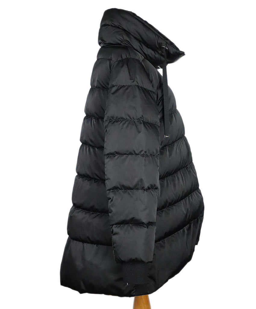 Herno Black Puffy Long Coat 1