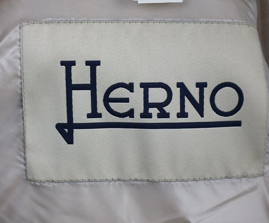 Herno Champagne Velour Shortsleeve Jacket 3