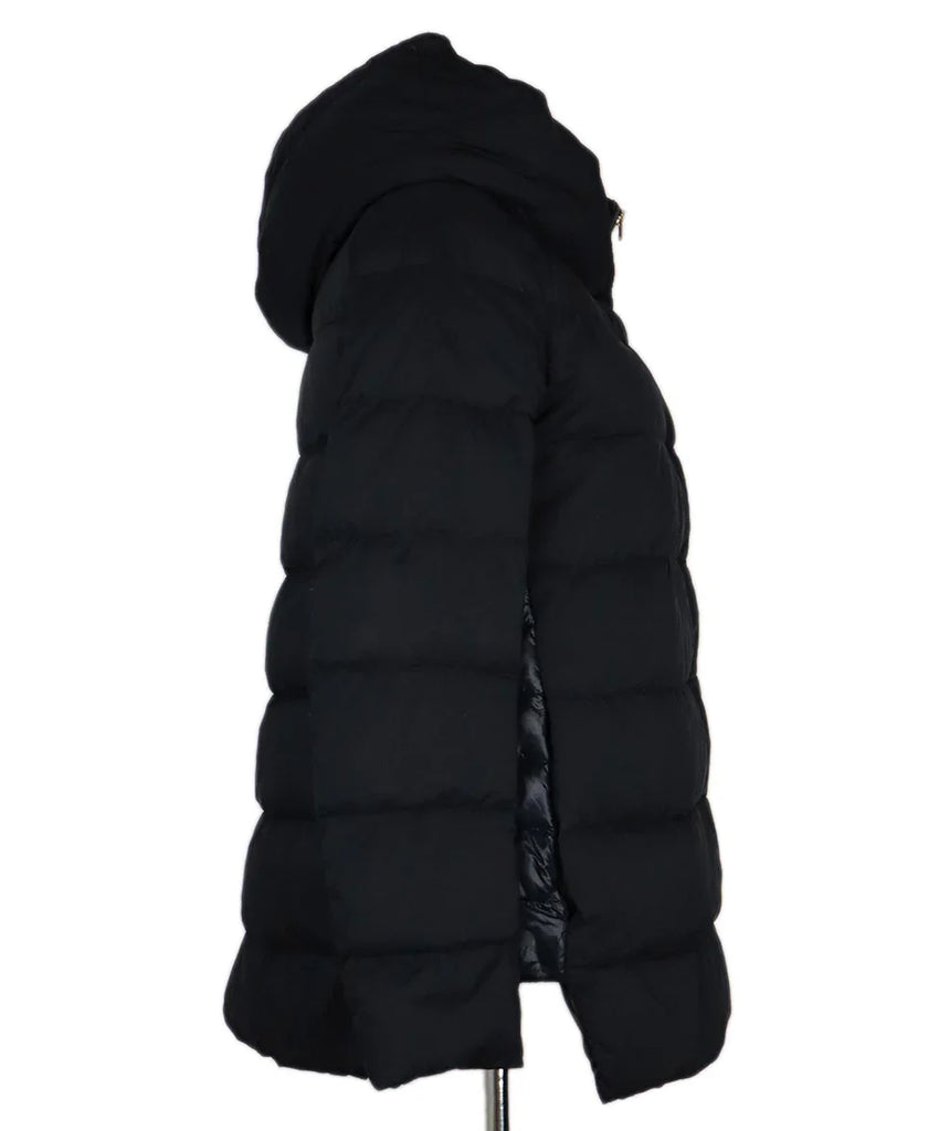 Herno Black Down Puffer Coat sz 6 - Michael's Consignment NYC