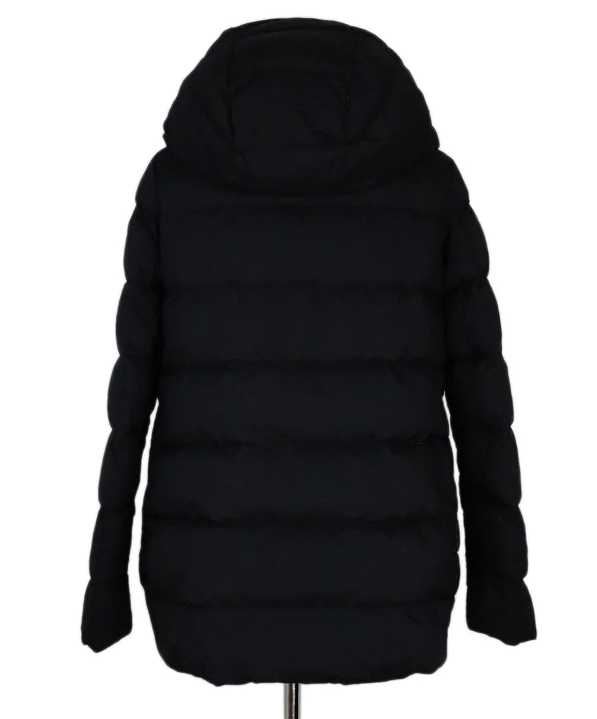 Herno Black Down Puffer Coat sz 6 - Michael's Consignment NYC