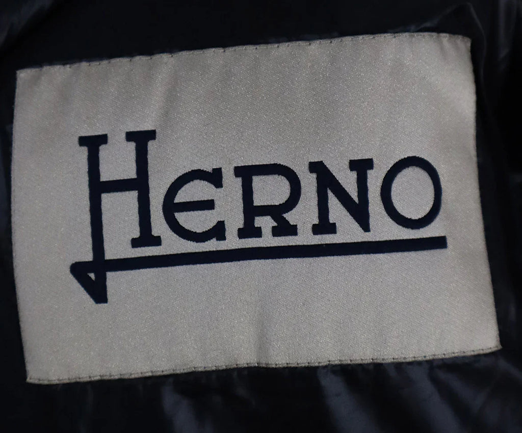 Herno Black Down Puffer Coat sz 6 - Michael's Consignment NYC