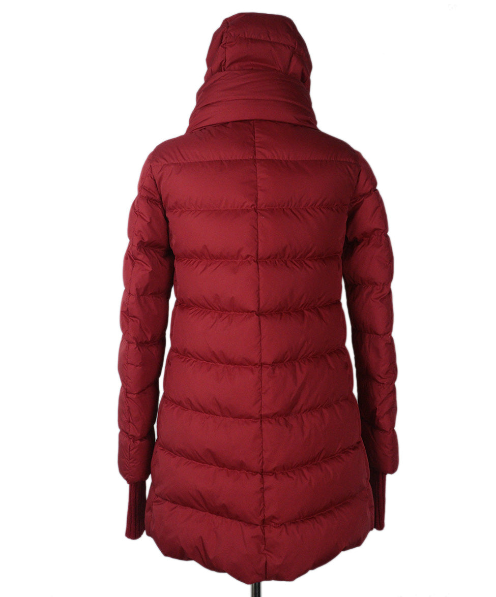 Herno Red Down Coat sz 4 Michael s Consignment NYC