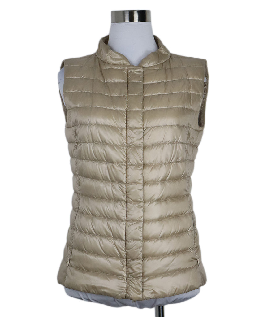 Herno Tan Down Puffer Vest 