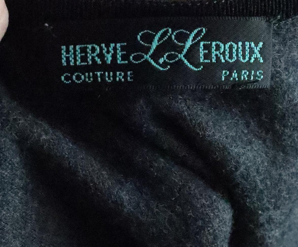Herve Leroux Grey Wool Dress sz 6 - Michael's Consignment NYC