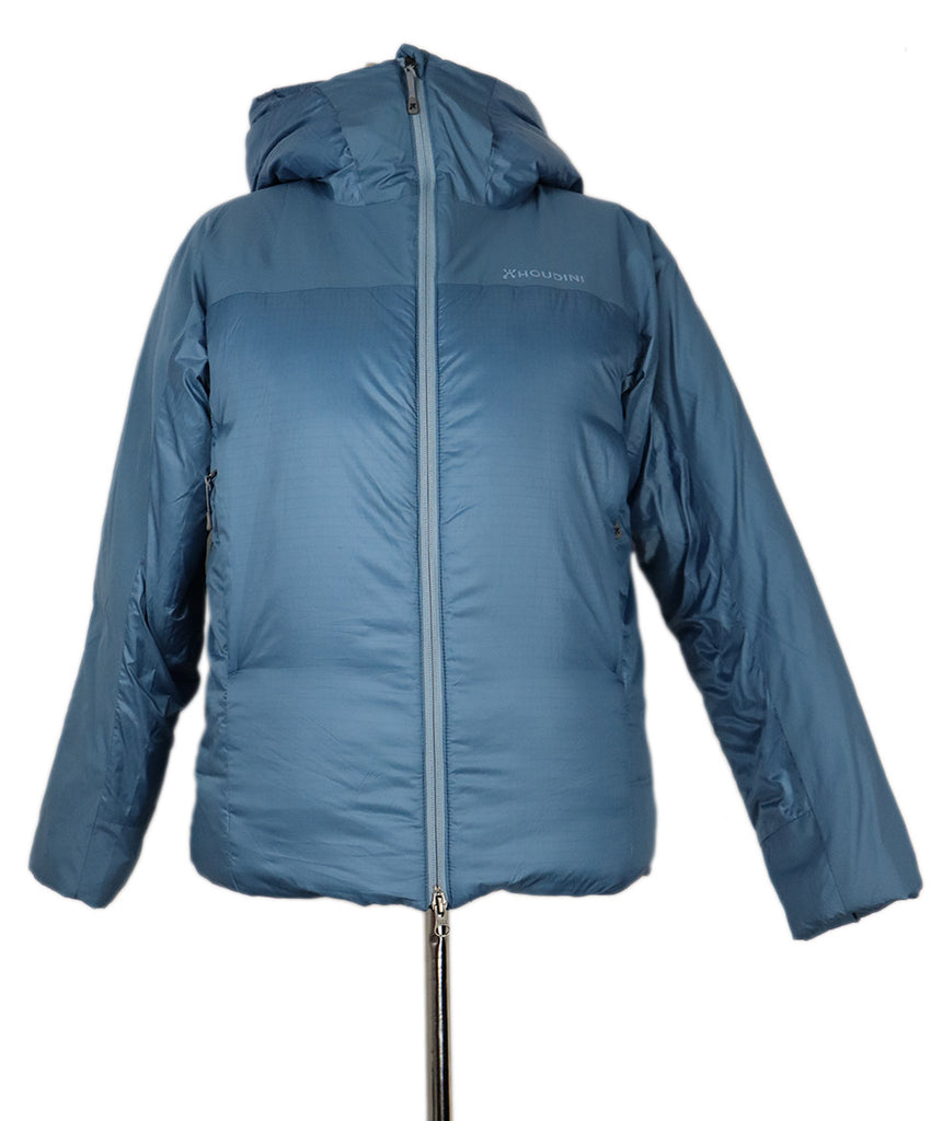 Houdini Blue Nylon Down Lining Coat 