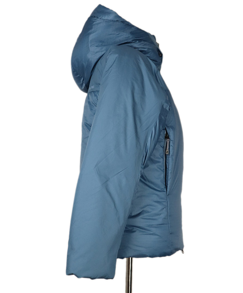 Houdini Blue Nylon Down Lining Coat 1