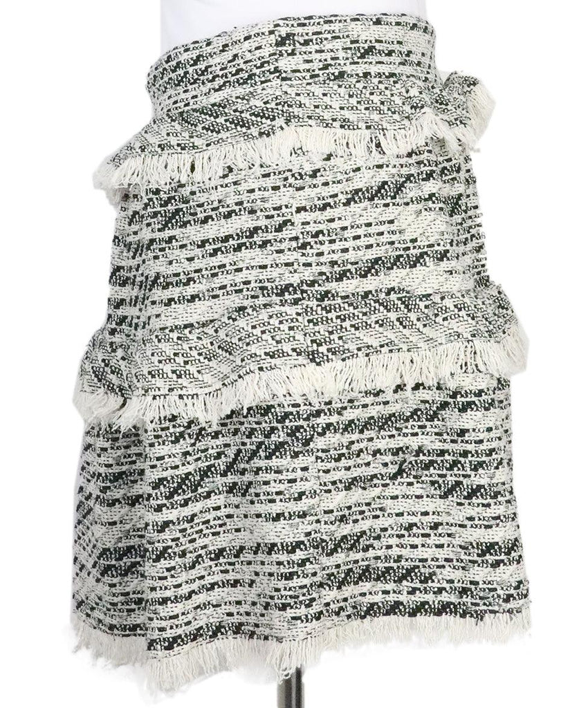 IRO Black & Ivory Knit Skirt 1
