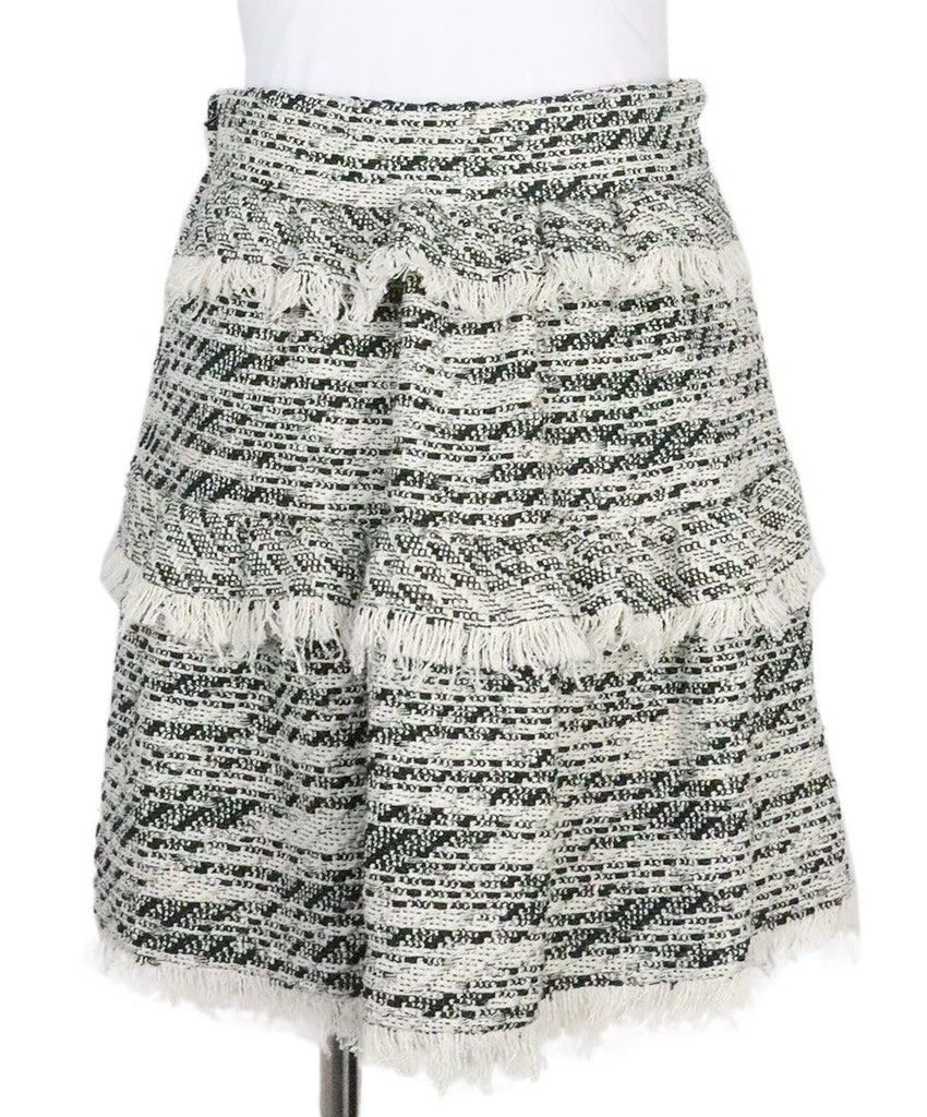 IRO Black & Ivory Knit Skirt 2