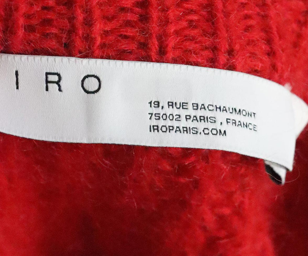 IRO Red Mohair Sweater sz 4 - Michael's Consignment NYC
