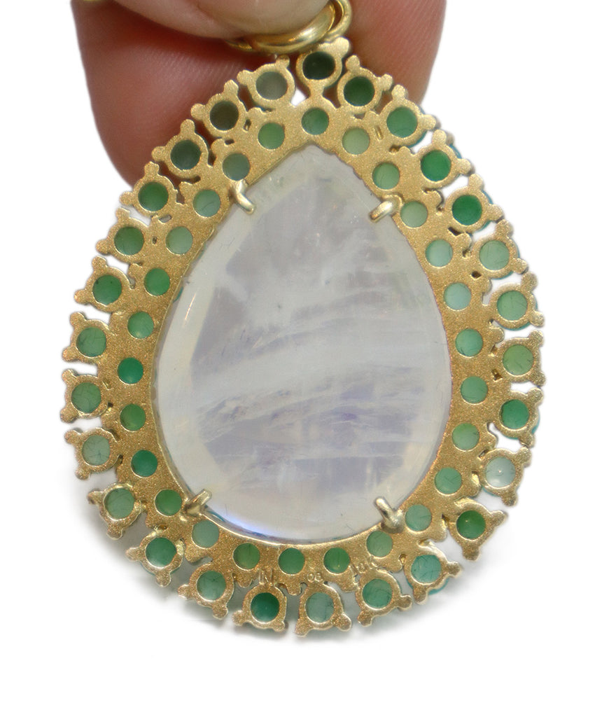 Irene Neuwirth Green Chrysoprase & Moonstone Necklace 3