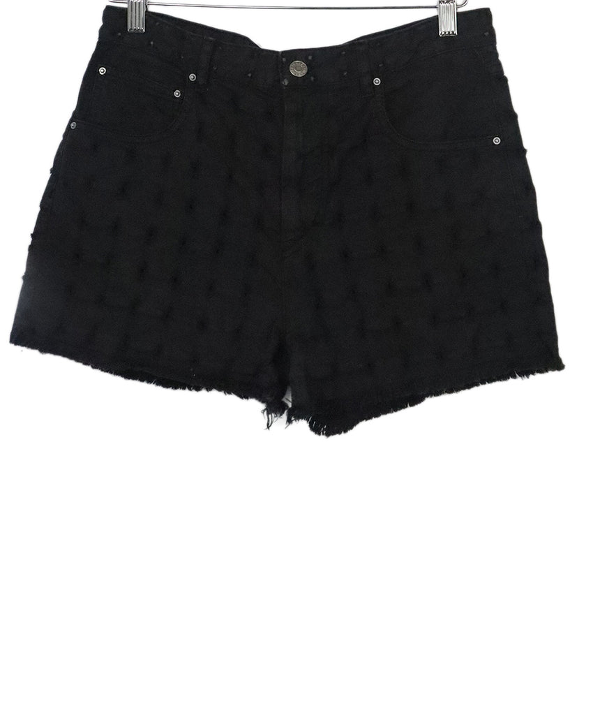 Isabel Marant Black Denim Shorts 