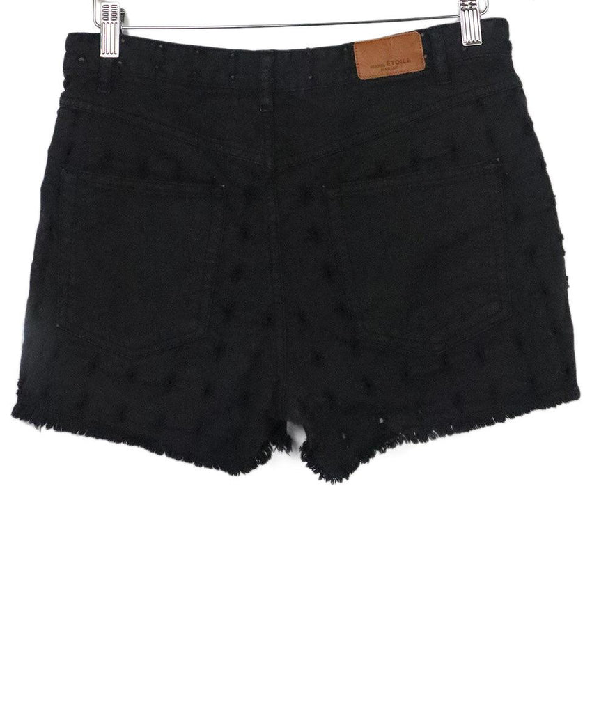Isabel Marant Black Denim Shorts 1