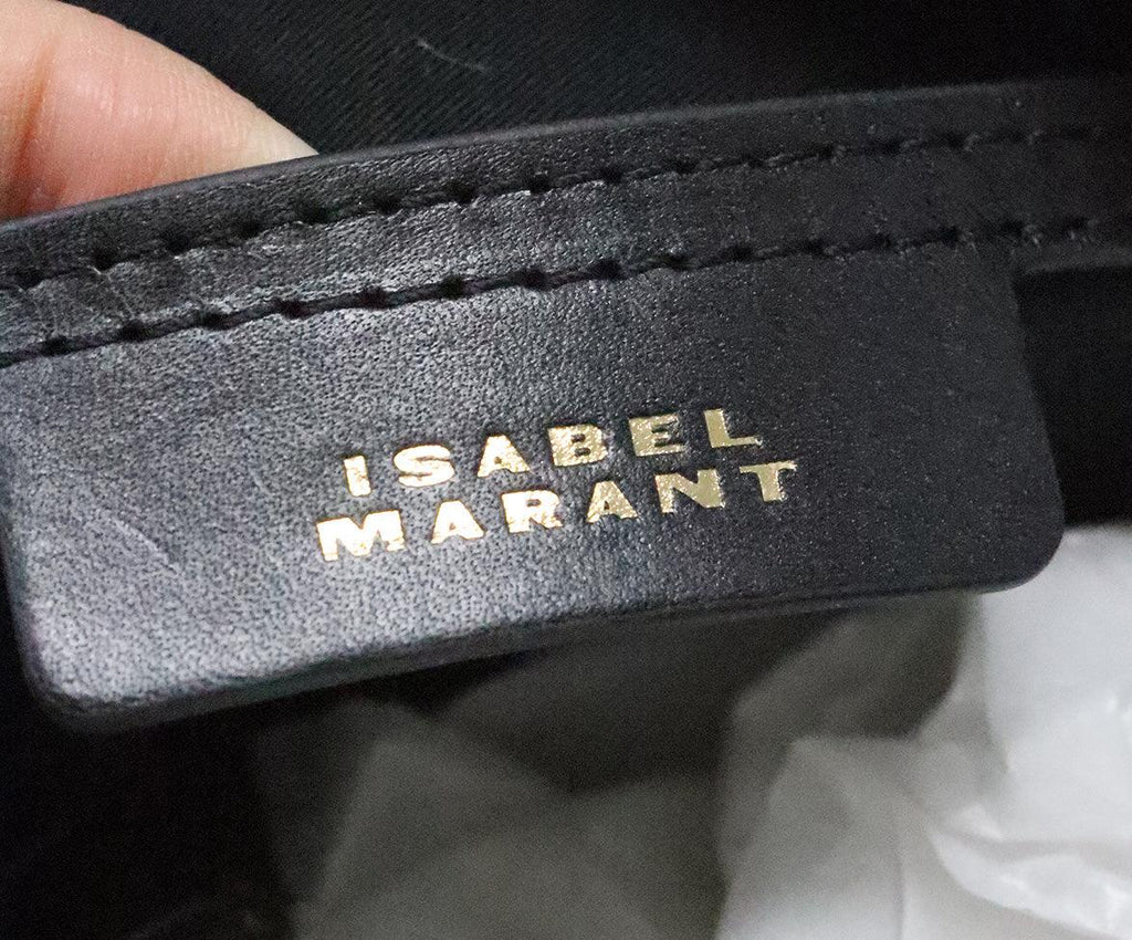 Isabel Marant Black Leather Leyden Shoulder Bag - Michael's Consignment NYC