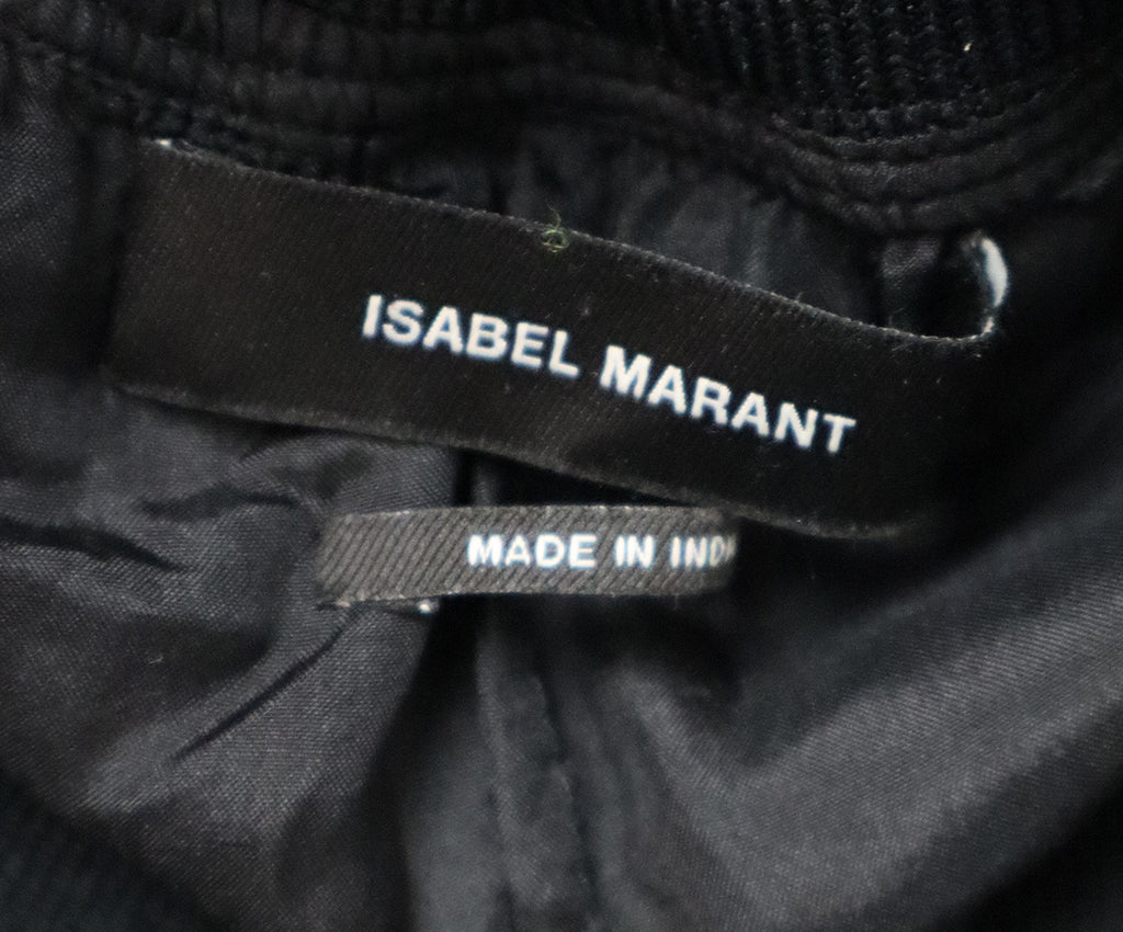 Isabel Marant Black Silk Sequin Skirt 3