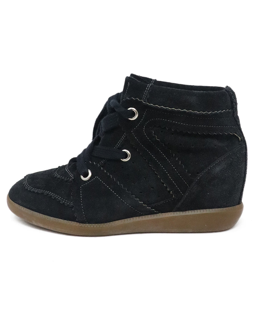 Isabel Marant Black Suede Sneakers 1
