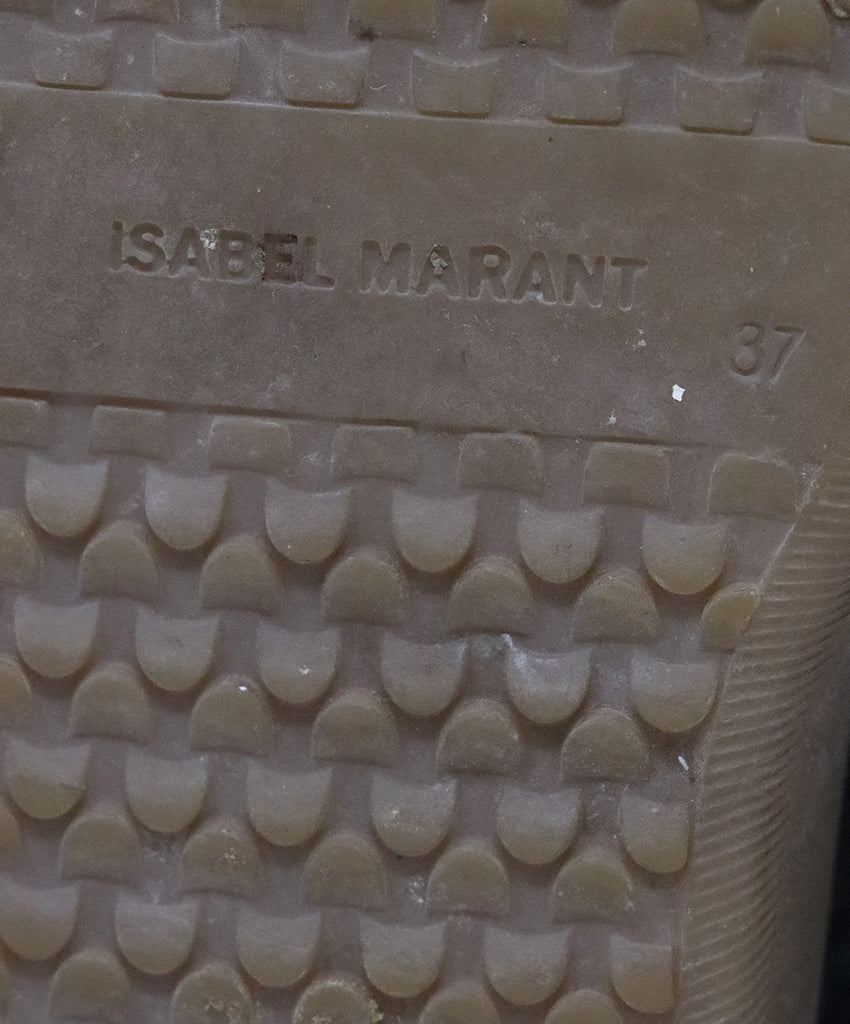 Isabel Marant Black Suede Sneakers 6