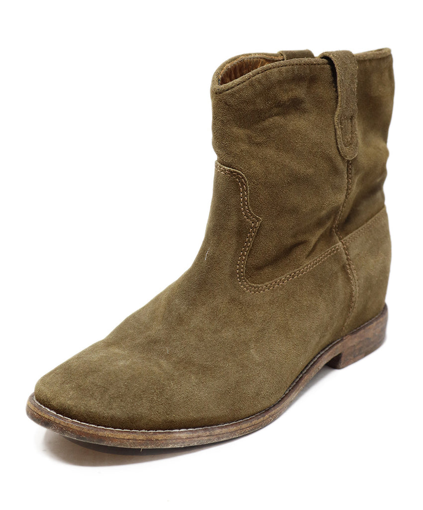 Isabel Marant Tan Suede Booties 